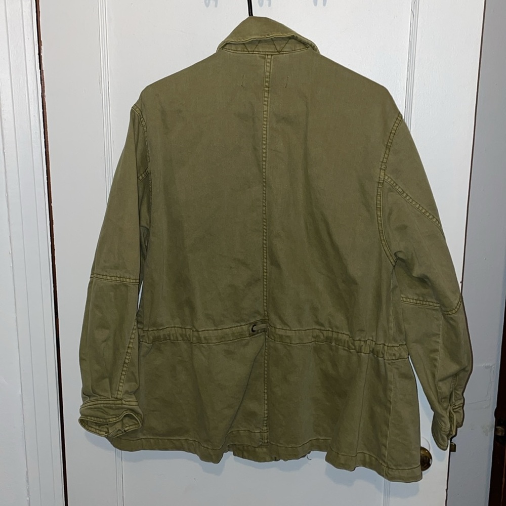 Free People Seize the Day Jacket Cargo Olive - Picture 7 of 11
